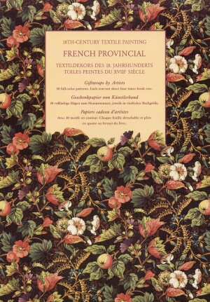 18th-century textile painting. French provincial - praca zbiorowa