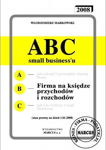ABC - Firma na księdze przychodów i rozchodów - e-book - Włodzimierz Markowski