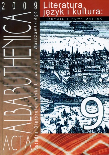 Acta Albaruthenica 9