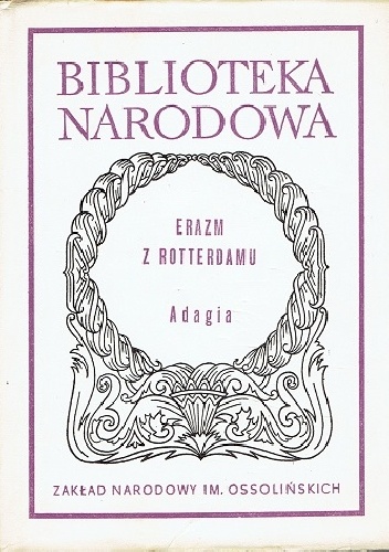 Adagia - Erazm z Rotterdamu