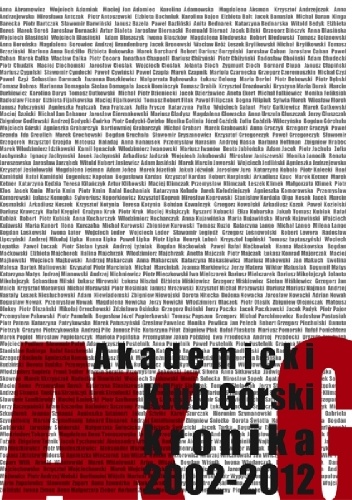 Akademicki Klub Górski - Kronika 2002-2012 - praca zbiorowa, Marek Kujawiński