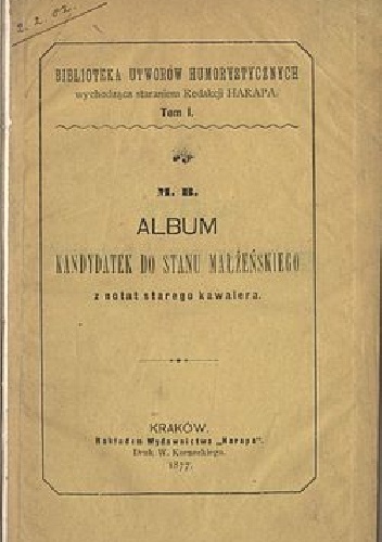 Album kandydatek do stanu małżeńskiego. Z notat starego kawalera - Michał Bałucki