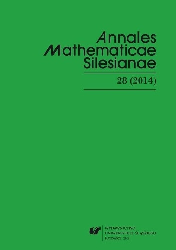 Annales Mathematicae Silesianae Tom 28 2014 - Maciej Sablik