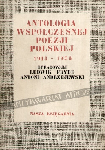 Antologia polskiej poezji współczesnej 1918-1938