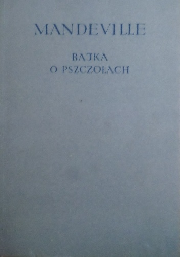 Bajka o pszczołach - Bernard Mandeville