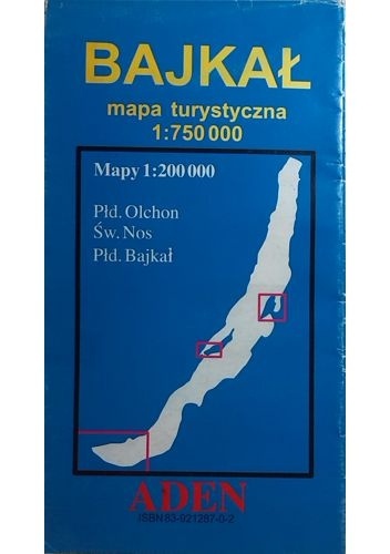 Bajkał. Mapa turystyczna 1:750 000 - praca zbiorowa