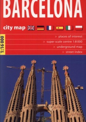 Barcelona. City map. 1:16 000 ExpressMap