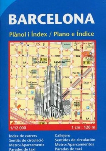 Barcelona. Plan Miasta. 1:12 000 Michelin