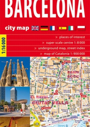 Barcelona. Plan miasta. 1:16 000 ExpressMap