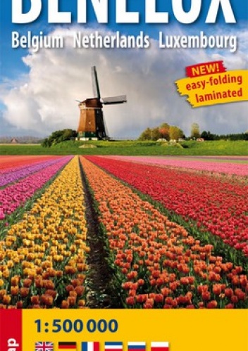 Benelux. Belgium. Netherlands. Luxembourg. Mapa samochodowa. 1:500 000  Express Map - praca zbiorowa