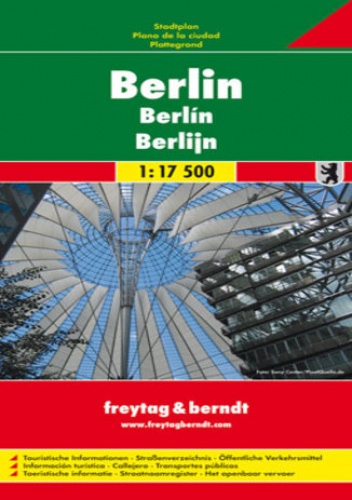 Berlin. Mapa Freytag & Berndt / 1:17 500