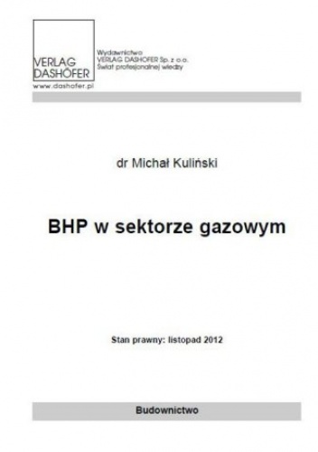 BHP w sektorze gazowym - Kuliński Michał