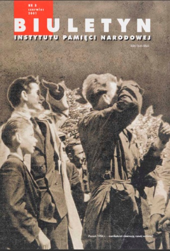 Biuletyn IPN nr 5/2001 - Instytut Pamięci Narodowej (IPN)