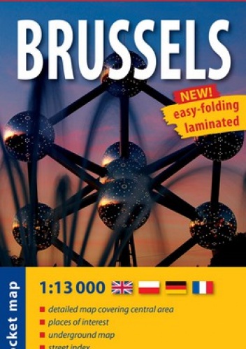 Brussels. Plan miasta wersja kieszonkowa. 1:13 000 ExpressMap