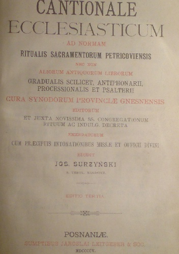 Cantionale Ecclesiasticum - praca zbiorowa