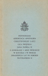 Christifideles laici - Jan Paweł II