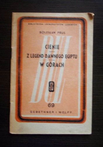 Cienie. Z legend dawnego Egiptu - Bolesław Prus