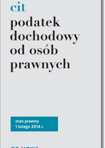 Cit. Podatek dochodowy od osób prawnych - Anna Wyciszczak-Prus