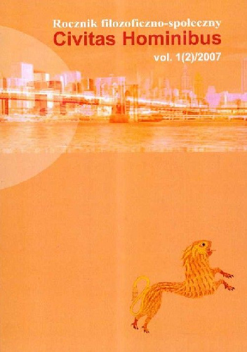 Civitas Hominibus Rocznik filozoficzno-społeczny 2007 - praca zbiorowa