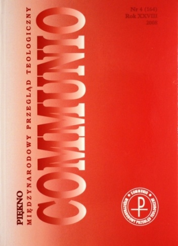 Communio 4/2008 - Piękno - praca zbiorowa
