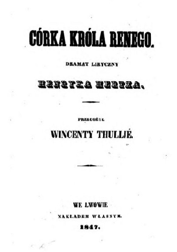 Córka króla Renego - Henrik Hertz