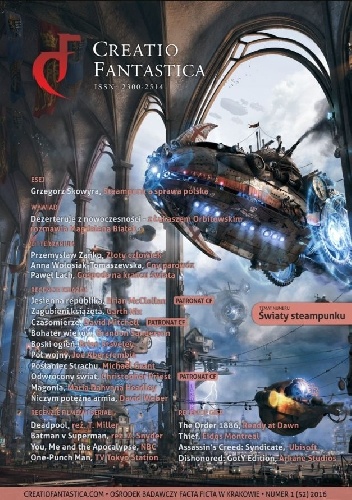 Creatio Fantastica nr 1 (52) 2016 – Światy steampunku