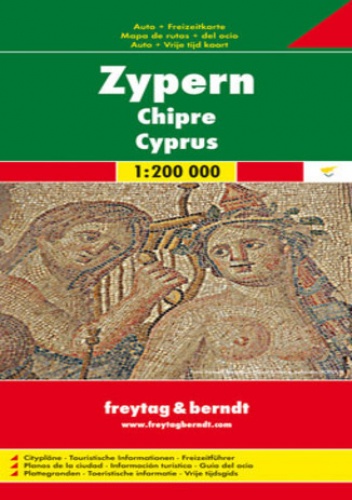 Cypr mapa 1:200 000 Freytag & Berndt