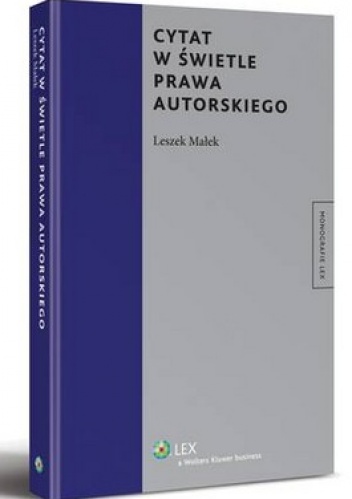 Cytat w świetle prawa autorskiego - Leszek Małek