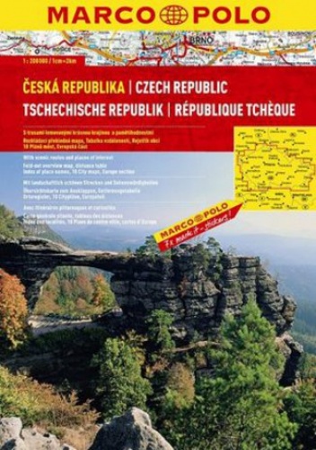 Czechy. Atlas Marco Polo 1:200 000