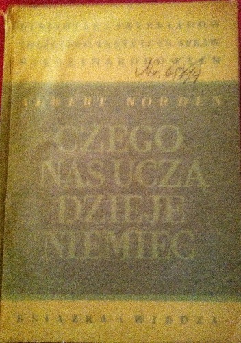 Czego nas uczą dzieje Niemiec - Albert Norden