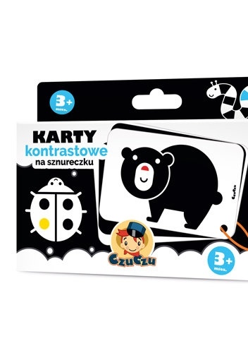 CzuCzu. Karty kontrastowe na sznureczku. 3m+ - praca zbiorowa