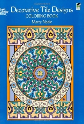 Decorative Tile Designs Coloring Book - Marty Noble