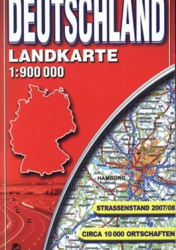 Deutschland. Mapa samochodowa. Laminowana. 1:900000 ExpressMap