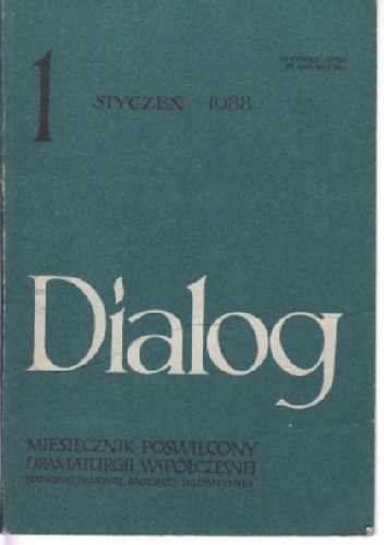 Dialog, nr 1 / styczeń 1988
