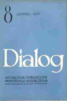 Dialog, nr 8 / sierpień 1970