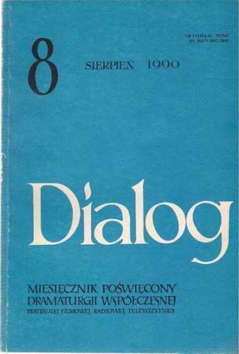 Dialog, nr 8 / sierpień 1990