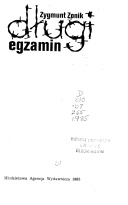 Długi egzamin - Zygmunt Zonik