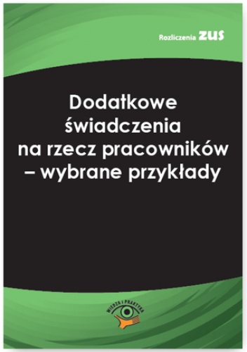 Dodatkowe świadczenia na rzecz pracowników - wybrane przykłady - Stecka Joanna
