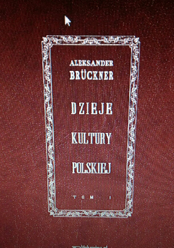 Dzieje kultury polskiej t.1 - Aleksander Brückner