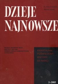 Dzieje najnowsze 2/2005 - Tadeusz Wolsza