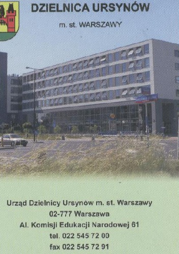 Dzielnica Ursynów m. st. Warszawy - praca zbiorowa