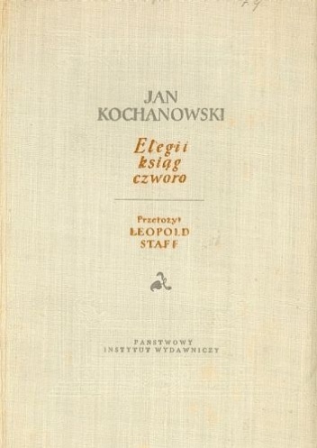 Elegii ksiąg czworo - Jan Kochanowski