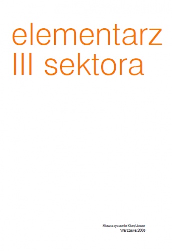 Elementarz III Sektora - Alina Gałązka