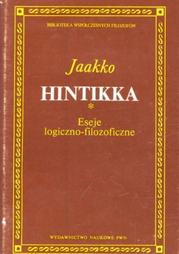 Eseje logiczno-filozoficzne - Jaakko Hintikka