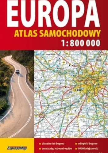 Europa. Atlas samochodowy. 1:800 000 ExpressMap