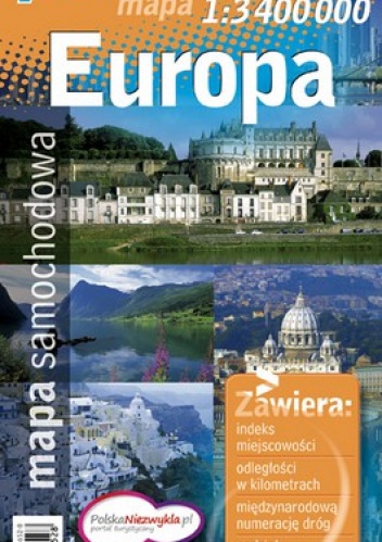 Europa. Mapa samochodowa. 1:3 400 000 Demart - praca zbiorowa
