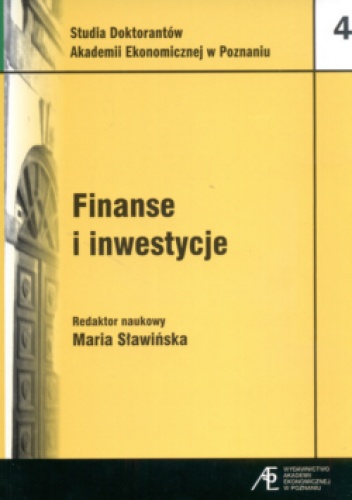 Finanse i inwestycje - Maria Sławińska