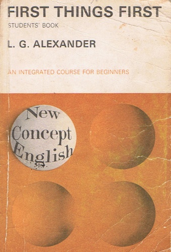 First things first - L.G. Alexander