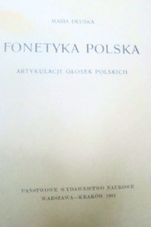 Fonetyka polska - Maria Dłuska
