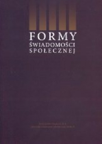 Formy świadomości społecznej - praca zbiorowa